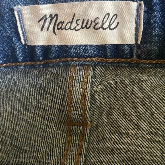 Madewell Women’s 26 Balloon Blue Loose Fit Cropped Length Jeans - Picture 3 of 5